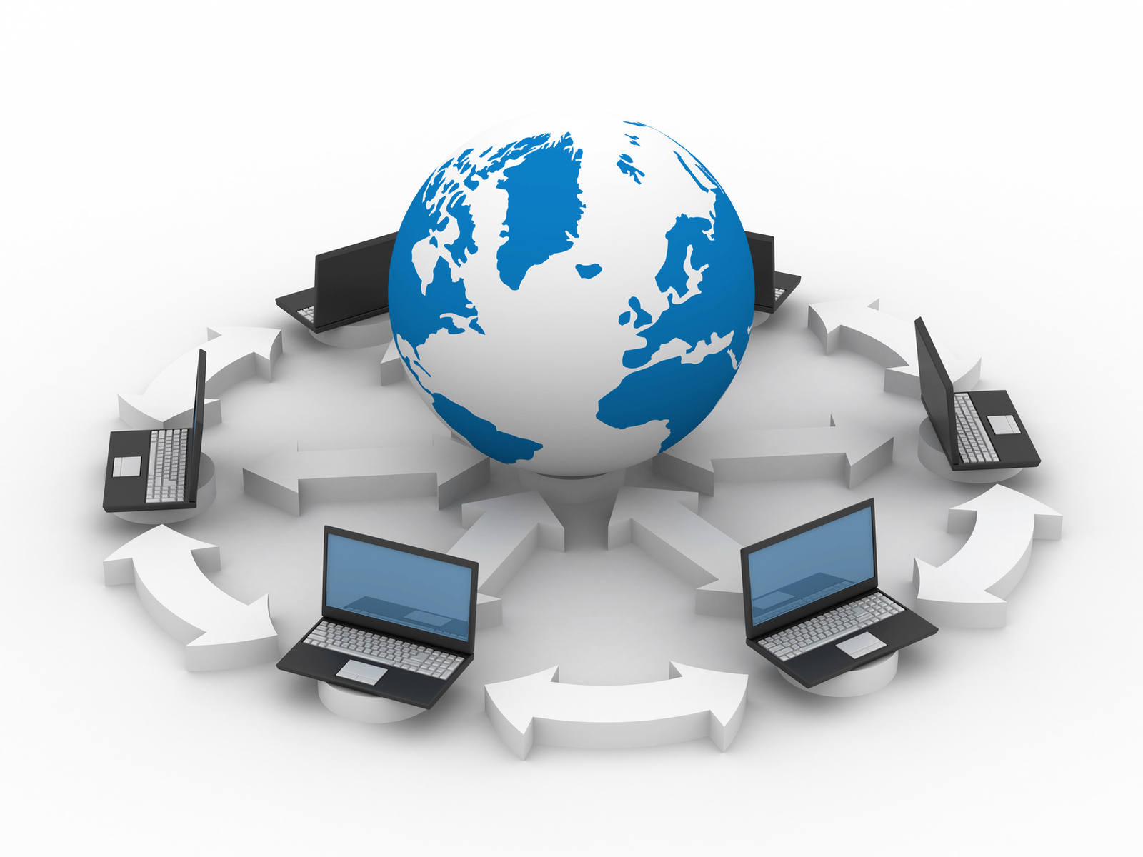 A man in a blue shirt with a happy expression