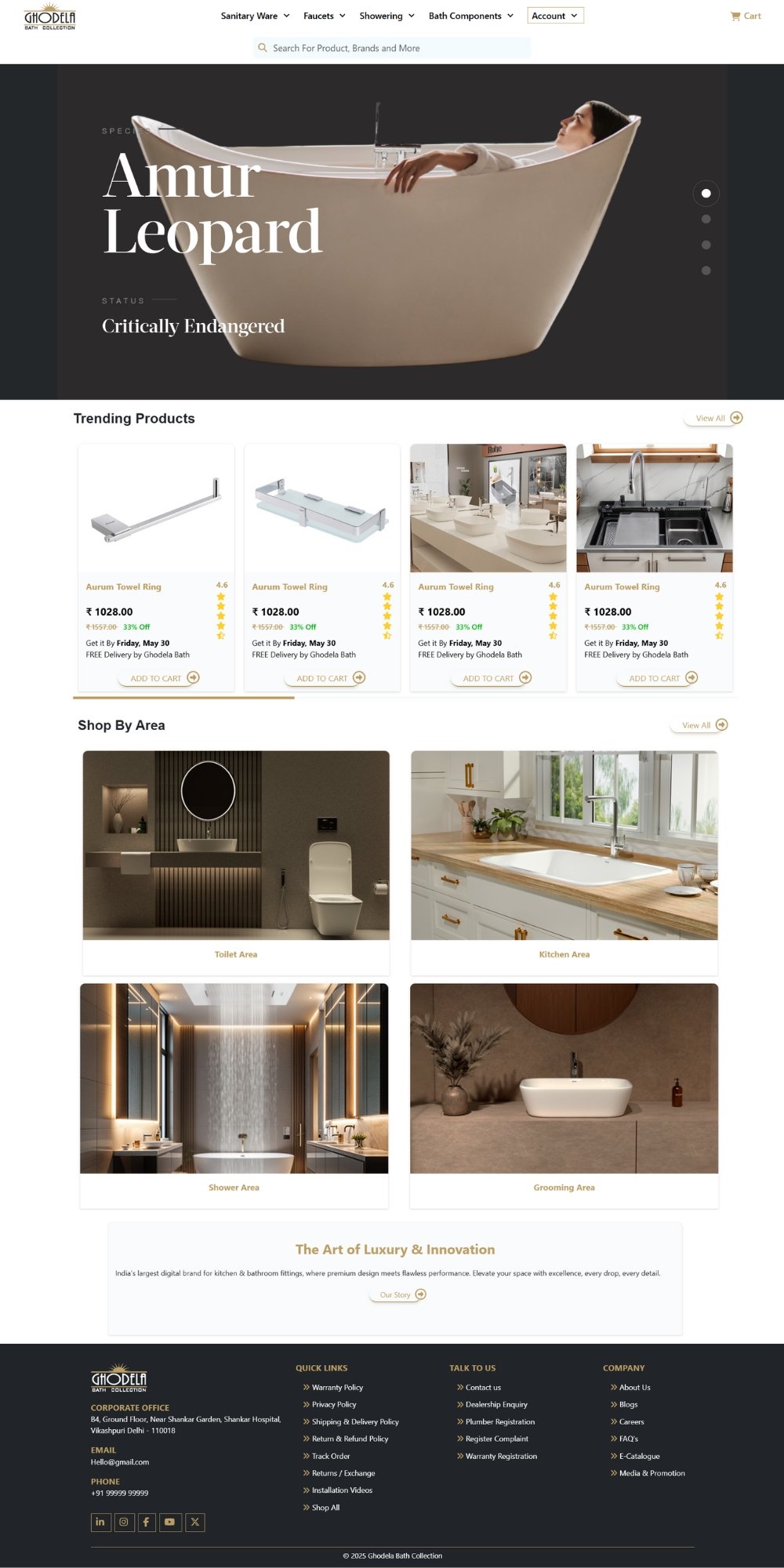 Ghodela Bath Collection