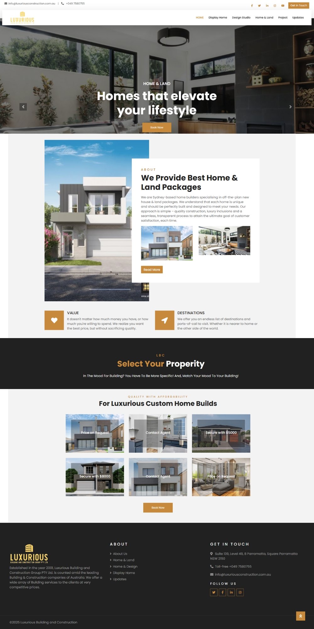 Luxurious Constructions